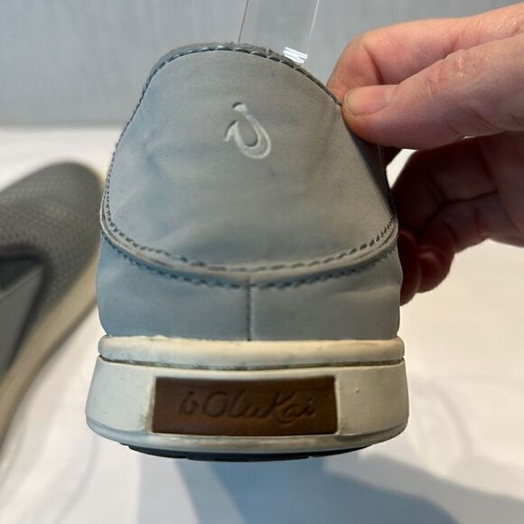 OluKai Loafer Slip On Sneaker Gray Mesh Women’s Size 8.5 - Picture 6 of 10